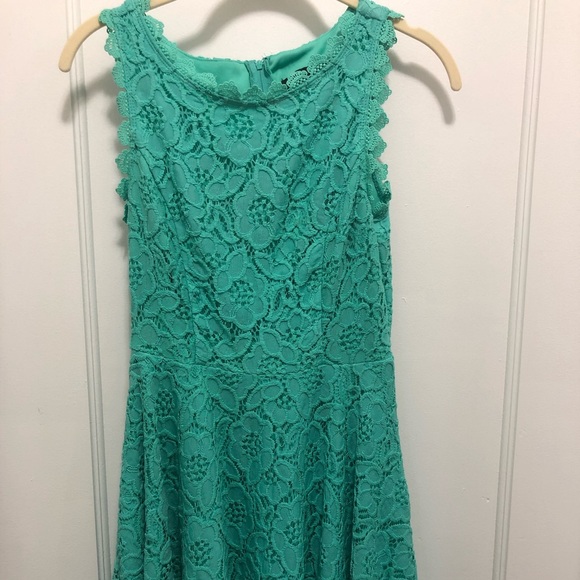 Cocktail/semi formal dress, aqua colored - Picture 4 of 5